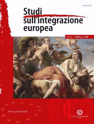 Immagine di Studi sull'integrazione europea - Anno XIV, n.1- gennaio/marzo 2019