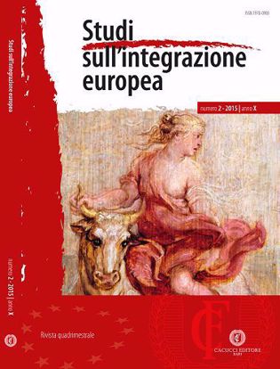 Immagine di Studi sull' integrazione europea - Anno X, n.2