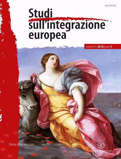Immagine di Studi sull' integrazione europea - Anno  V, n.1