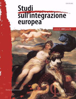 Immagine di Studi sull' integrazione europea - Anno  IV, n.3