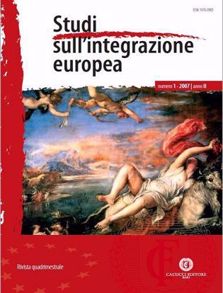 Immagine di Studi sull' integrazione europea - Anno  II, n.1