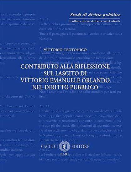 Immagine di 05 - Contributo alla riflessione sul lascito di Vittorio Emanuele Orlando nel diritto pubblico