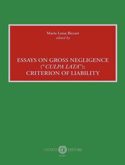 Immagine di Essays on gross negligence (“culpa lata”): criterion of liability