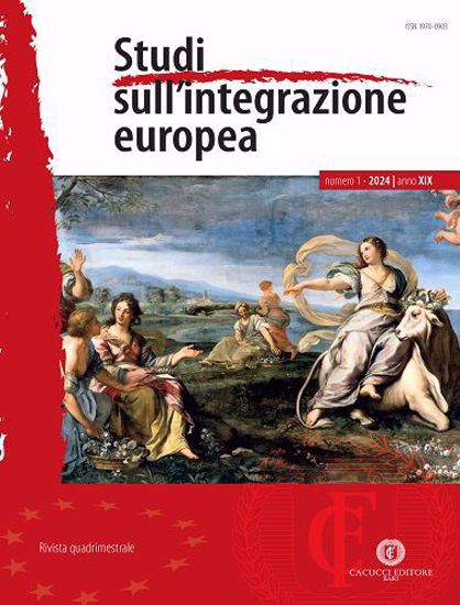 Immagine di Studi sull'integrazione europea - Anno XIX, n.1- gennaio/aprile 2024