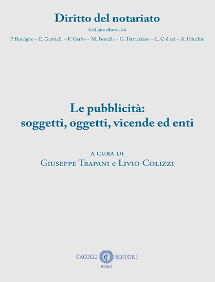 Immagine di 6 - Le pubblicità: soggetti, oggetti, vicende ed enti