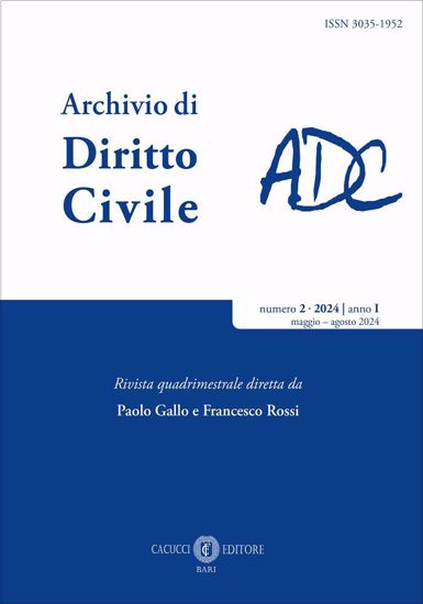 Immagine di Rivista Archivio di Diritto Civile - anno 2/2024